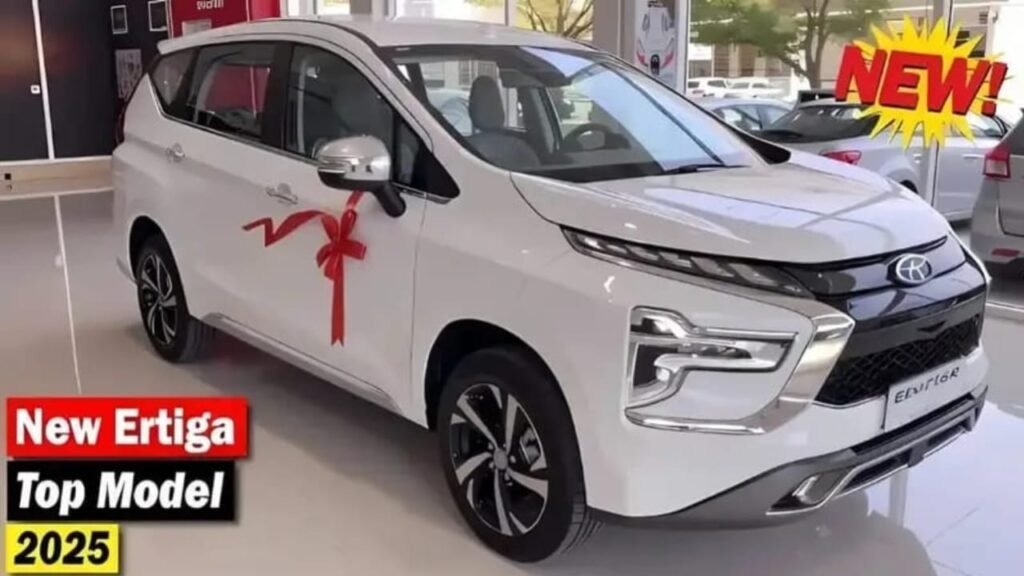 Maruti Suzuki Ertiga 2025 – 1.5L Dual Jet Hybrid Engine, 103HP Power & 36km/kg CNG Mileage Starting at Just ₹3.79 Lakh!