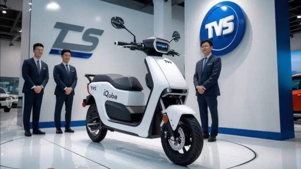 TVS iQube Electric 2025 – 550km Range, 4.4kW Motor & 0–80% Fast Charge in 60 Minutes at ₹45,000!