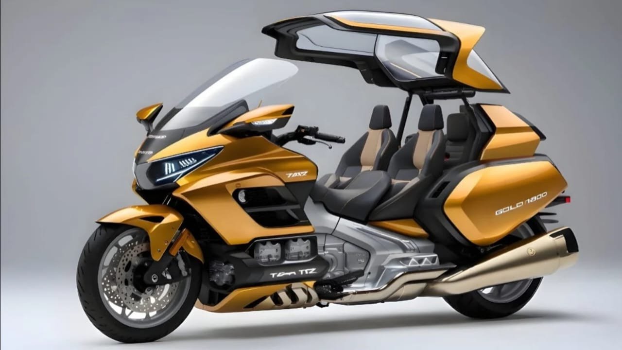 Honda Gold Wing 2026 Global Launch – 1833cc Engine, 7-Speed DCT Gearbox & Luxury Touring Design at ₹3.20 Lakh!