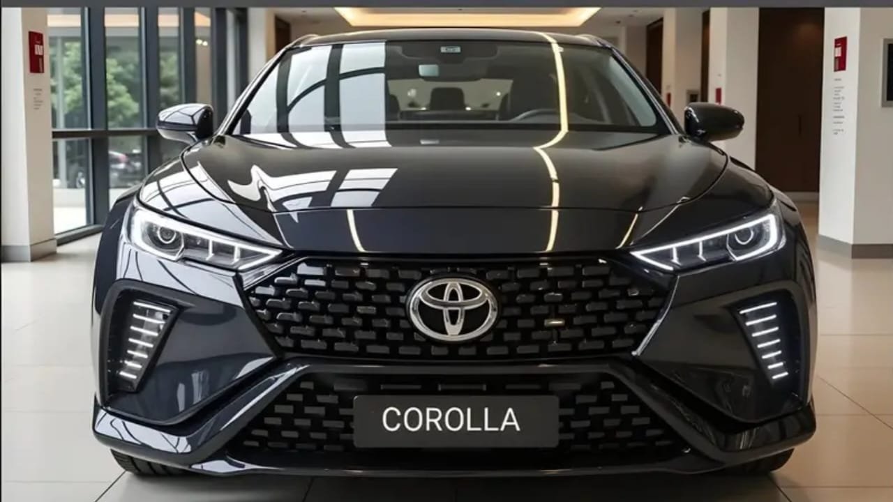 Toyota Corolla 2025 – Hybrid Powertrain Unveiled with 35 kmpl Mileage & Futuristic Sedan Design from ₹8.6 Lakh!